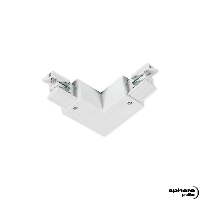 PAVONIS Connettore a L, bianco, conduttore N interno