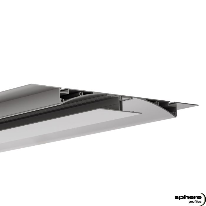 Profilo LED per cartongesso PERIDOT, 200 cm, anodizzato