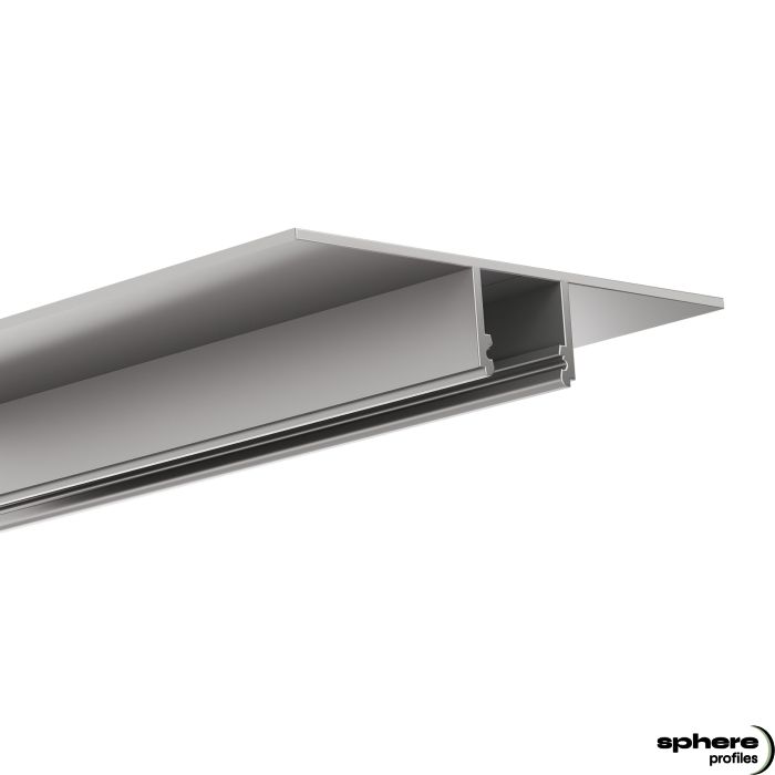 Profilo LED per cartongesso DIOPTAS, 200 cm, anodizzato