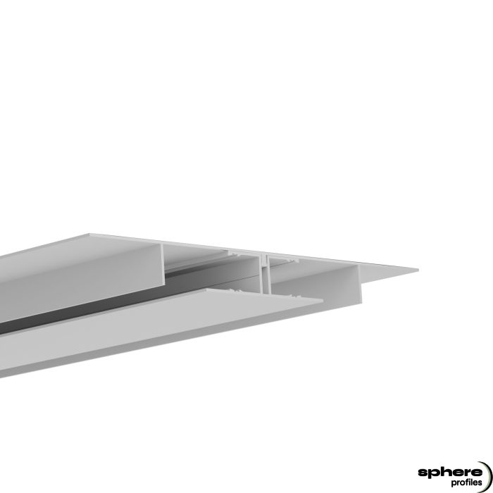 Profilo LED per cartongesso MALACHIT, 200 cm, bianco RAL 9003