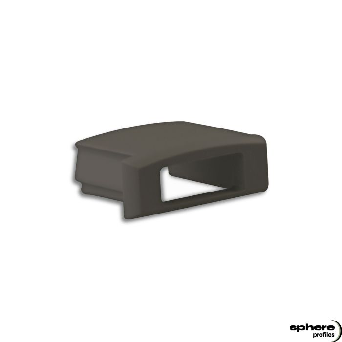 Tappo di chiusura PHERE, nero, set di 1, con ingresso cavi