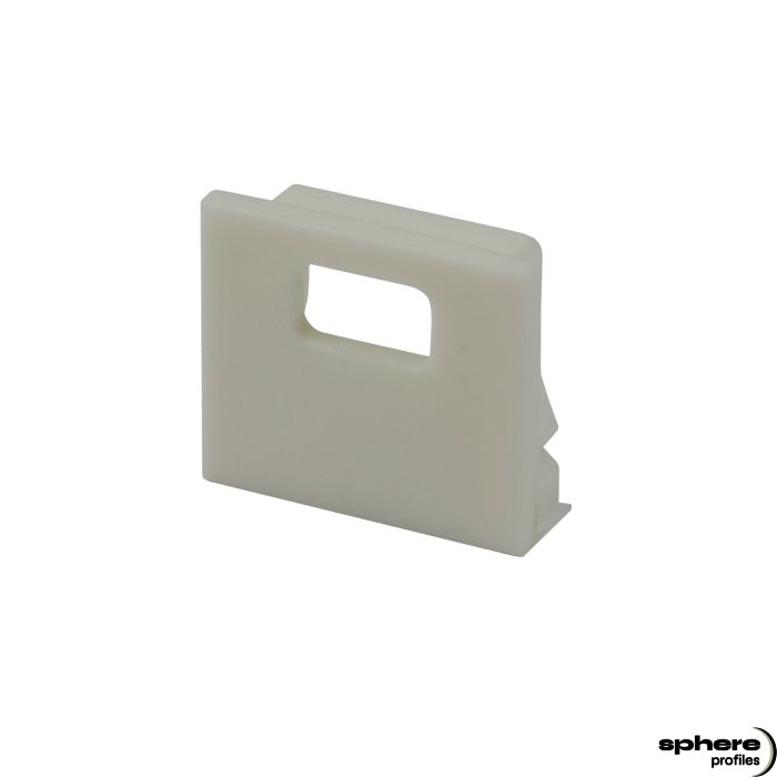 Tappo di chiusura VORTEX, bianco, set di 1, con ingresso cavi