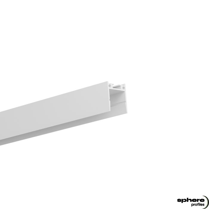 Profilo per montaggio a superficie/lampada a LED ADHARA, 200 cm, bianco RAL 9003