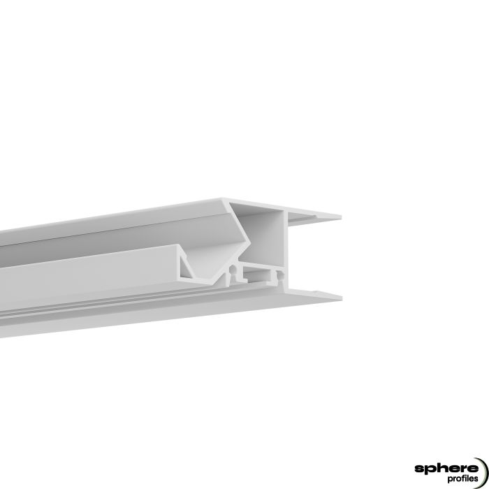 LED Profilo da costruzione MONOCEROS, 200 cm, bianco RAL 9003