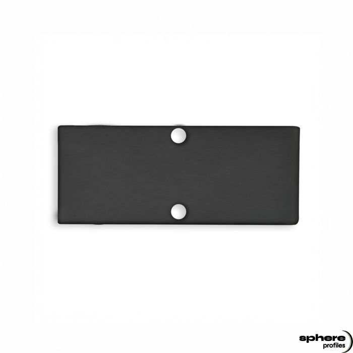 Tappo di chiusura ATLAS, nero RAL 9005, set di 2, viti incluse