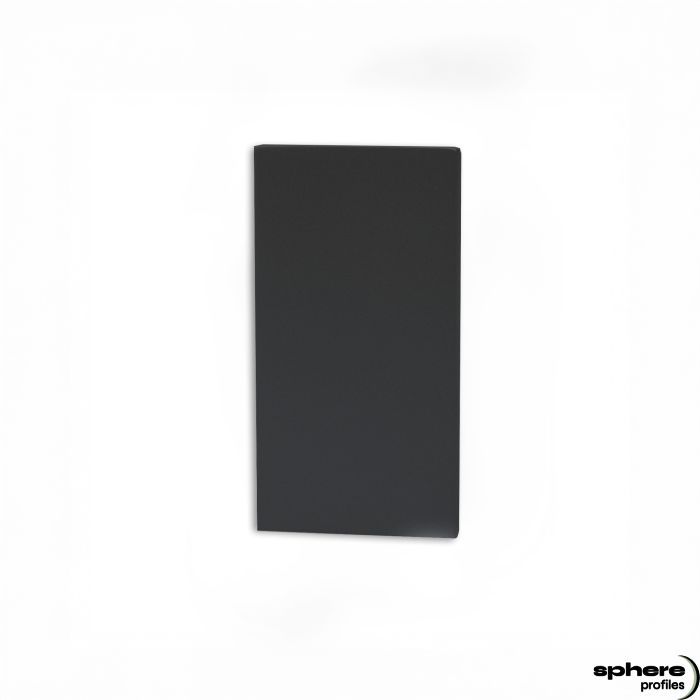 Tappo di chiusura ACHERNAR, nero, set di 2, con trappola per la luce, alto