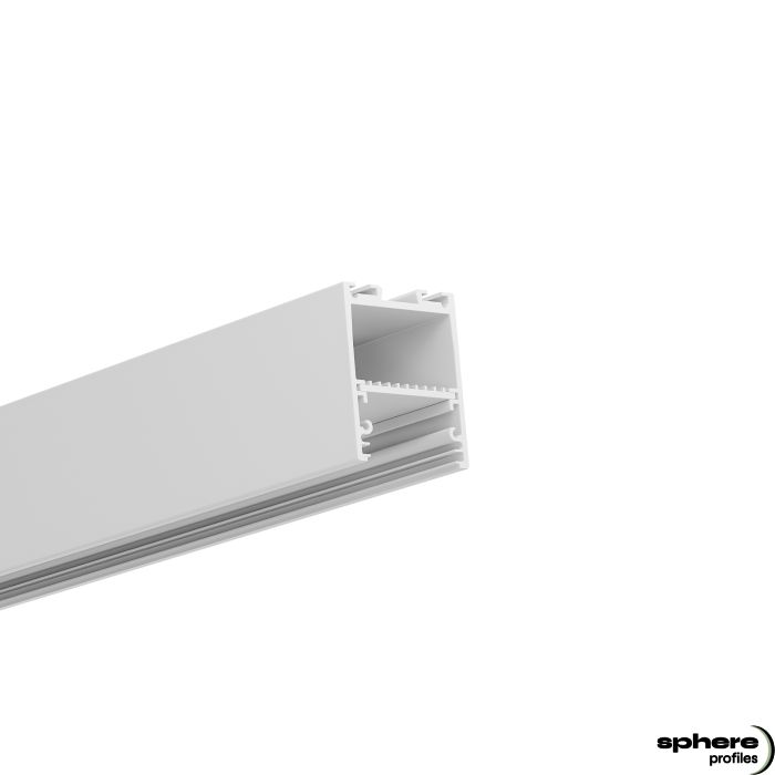 Profilo di illuminazione a LED ACHERNAR, 200 cm, bianco RAL 9003