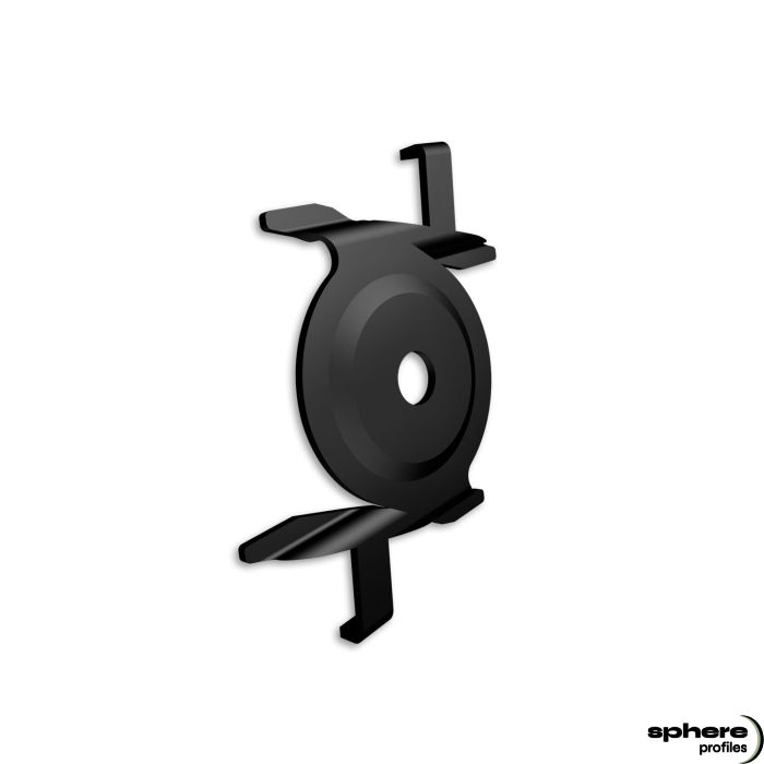 BRACKET-18 Clip di montaggio, nero