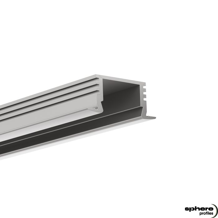 Profilo di installazione LED KITALPHA, 200 cm, anodizzato