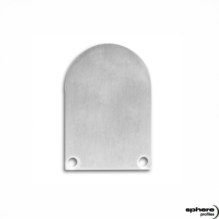 Tappo di chiusura ALKOR/ELEKTRA, set di 2, viti incluse, semicircolare