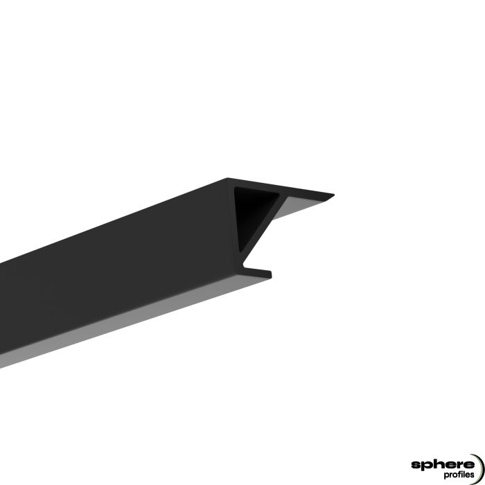 LED Profilo da costruzione SINOPE, 200 cm, nero RAL9005