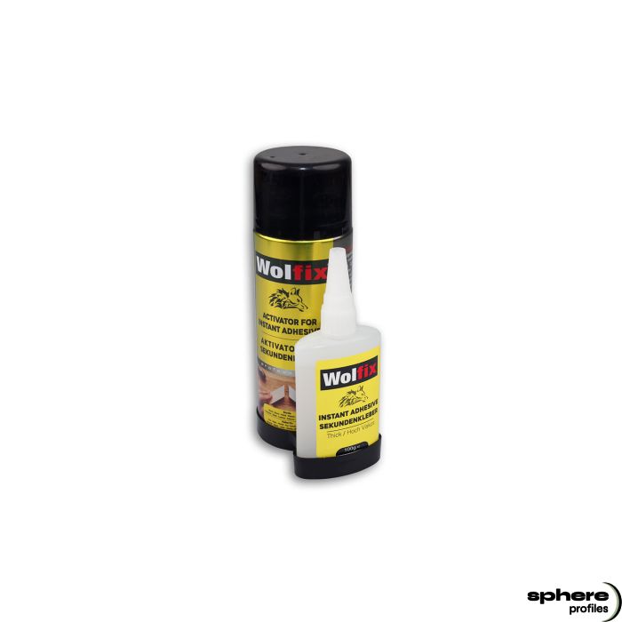 INSTALLATION-14 Colla cianoacrilica 100 g e attivatore 400 ml