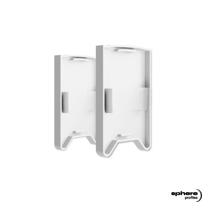 Tappo di chiusura ADRASTEA, bianco, set di 2, con trappola per la luce