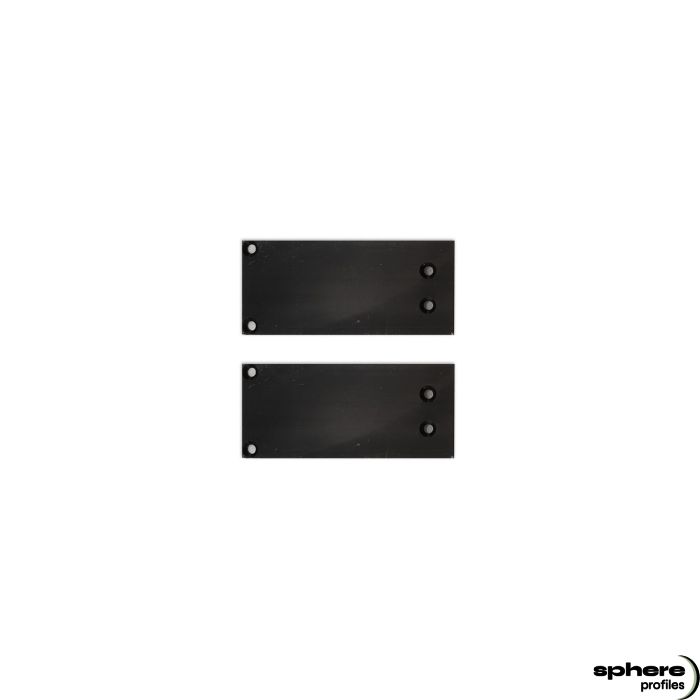 HIMALIA Tappo di chiusura, nero, set di 2, incl. viti