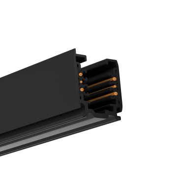 POLLUX Rail apparent triphasé, noir, 200cm, DALI