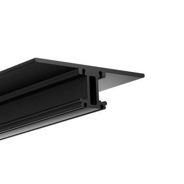Profilo di illuminazione a LED ARRAKIS, 200 cm, verniciato a polvere nero