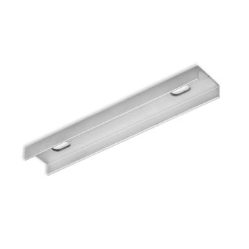 Profilé LED de montage apparent CELEST, 10cm, plat, percé