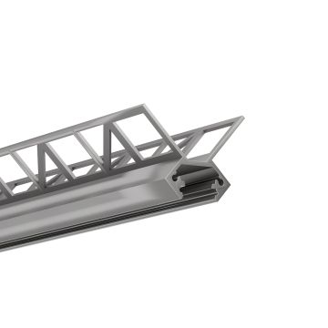 Profilé de carrelage LED CAELUM, 250cm, anodisé