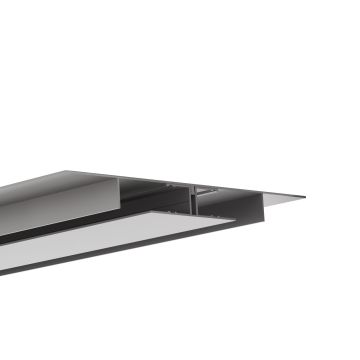 Perfil LED para construcción en seco MALACHIT, 200 cm, anodizado