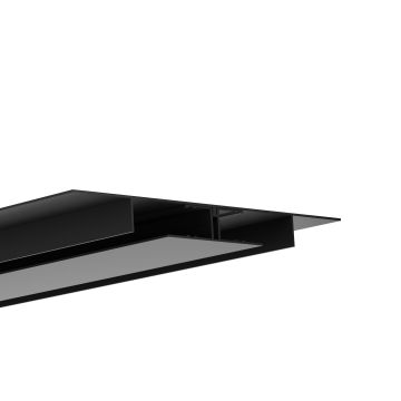 Profilé pour construction sèche LED MALACHIT, 200cm, noir RAL 9005