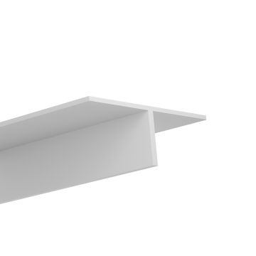 Profilé pour construction sèche LED HELIODOR, 200cm, blanc RAL 9003