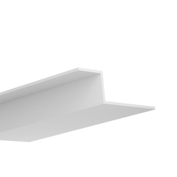 Perfil LED para construcción en seco AMETRIN, 200 cm, blanco RAL 9003