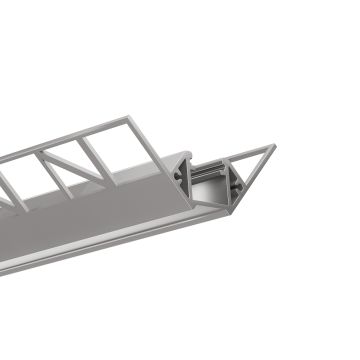 Profilé de carrelage LED CORVIN, 200cm, anodisé