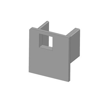 Tappo di chiusura CELAENO, set di 1, con passaggio cavi