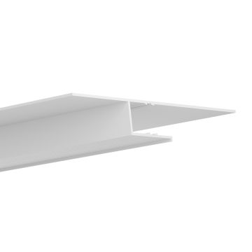 Perfil LED para construcción en seco BERYLL, 200 cm, blanco RAL 9003