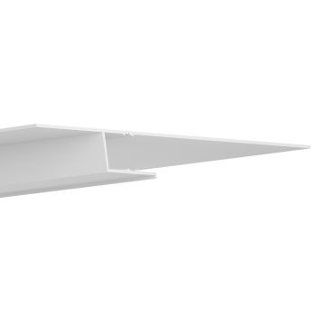 Profilo LED per cartongesso PYRIT, 200 cm, bianco RAL 9003