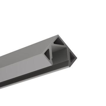 Profilé d'angle LED SIRIUS, 200cm, anodisé