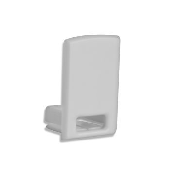 Embout de finition ZETA, kit de 1, avec passage de câble