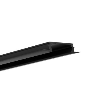Profilo di installazione LED TAYGETA, 300 cm, nero RAL 9005