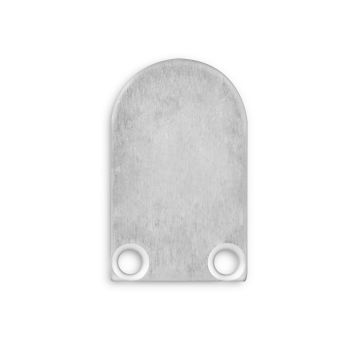 Embout de finition ZETA, kit de 2, vis incluses, rond