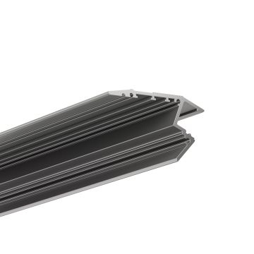 Profilo LED per scale LEPUS, 200 cm, anodizzato