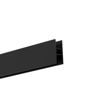 Profilé de luminaire/ en applique LED ATLAS, 200cm, noir RAL 9005