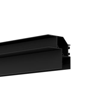 Profilé d'angle LED LUMIN, 200cm, noir RAL 9005