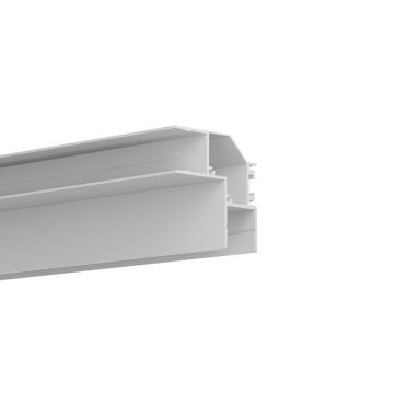 Profilé d'angle LED LUMIN, 200cm, blanc RAL 9003