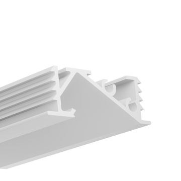 Profilo di installazione LED ALTAIS, 200 cm, bianco RAL 9003