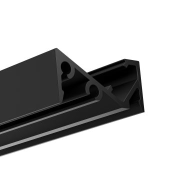 LED Profilo da costruzione SERPENS LED profilo esterno, 200 cm, nero RAL 9005