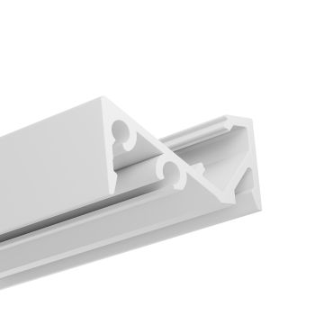 LED Profilo da costruzione SERPENS LED profilo esterno, 200 cm, bianco RAL 9003