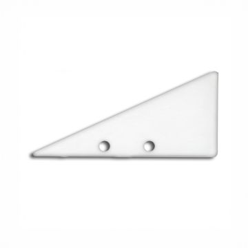 Tappo di chiusura BOTEIN, bianco RAL 9003, set di 2, viti incluse