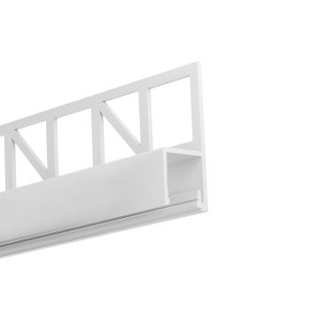Profilo LED per piastrelle CELAENO, 300 cm, bianco RAL 9003