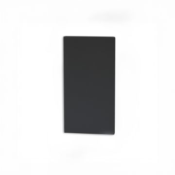 ACHERNAR End cap, black, set of 2, with light trap, high