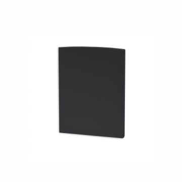 ACHERNAR End cap, black, set of 2, with light trap