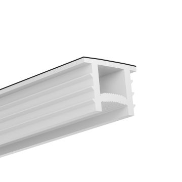 Difusor de silicona empotrada LED CANOPUS, 20 m, negro