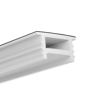 Difusor de silicona empotrada LED GRAFFIAS, 5 m, negra