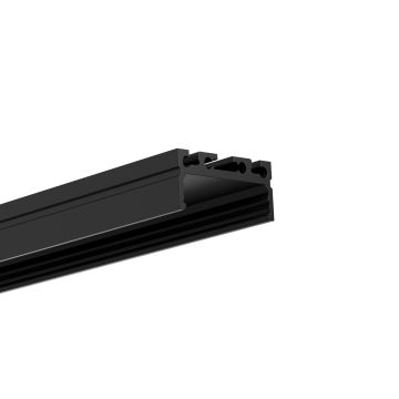 LED Construcción perfil CYGNUS, 200 cm, negro RAL 9005