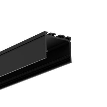 Profilé en applique LED ALKOR, 200cm, noir RAL 9005