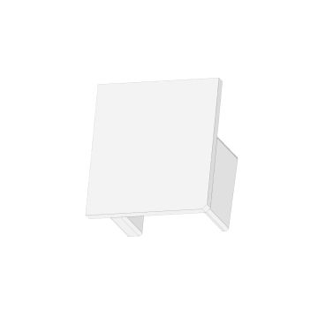 CELAENO End cap, white, single set
